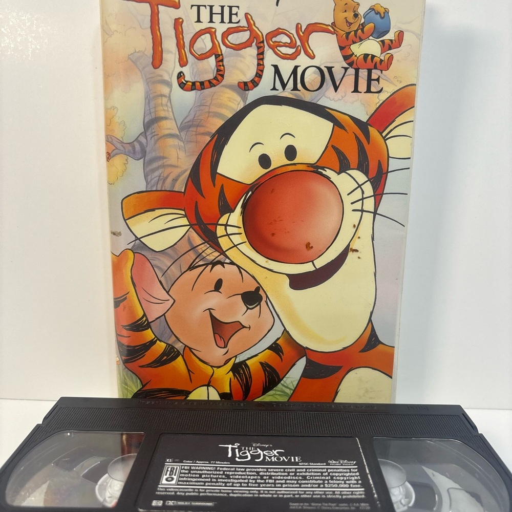 The Tigger Movie VHS Tape